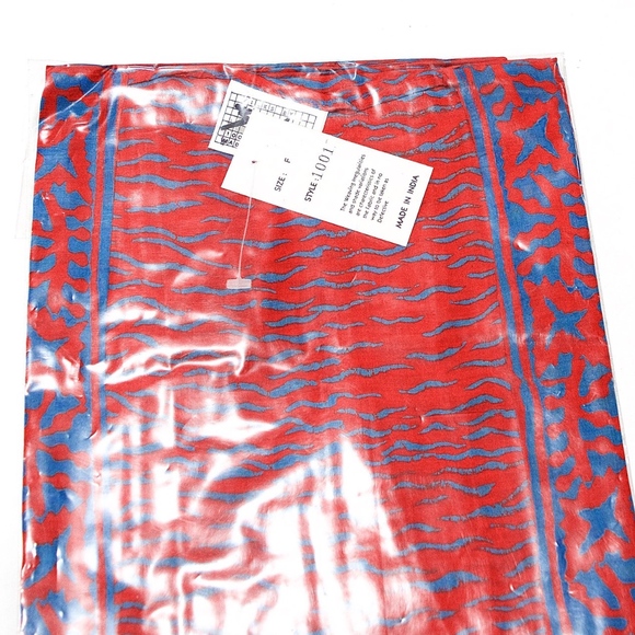 VTG 70's ZASHI India Hand Blocked Kimono - Picture 4 of 4